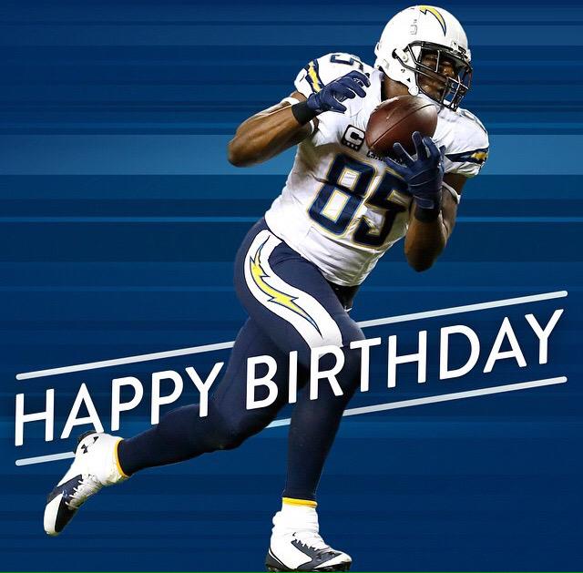 Happy birthday to the one and only antonio gates       