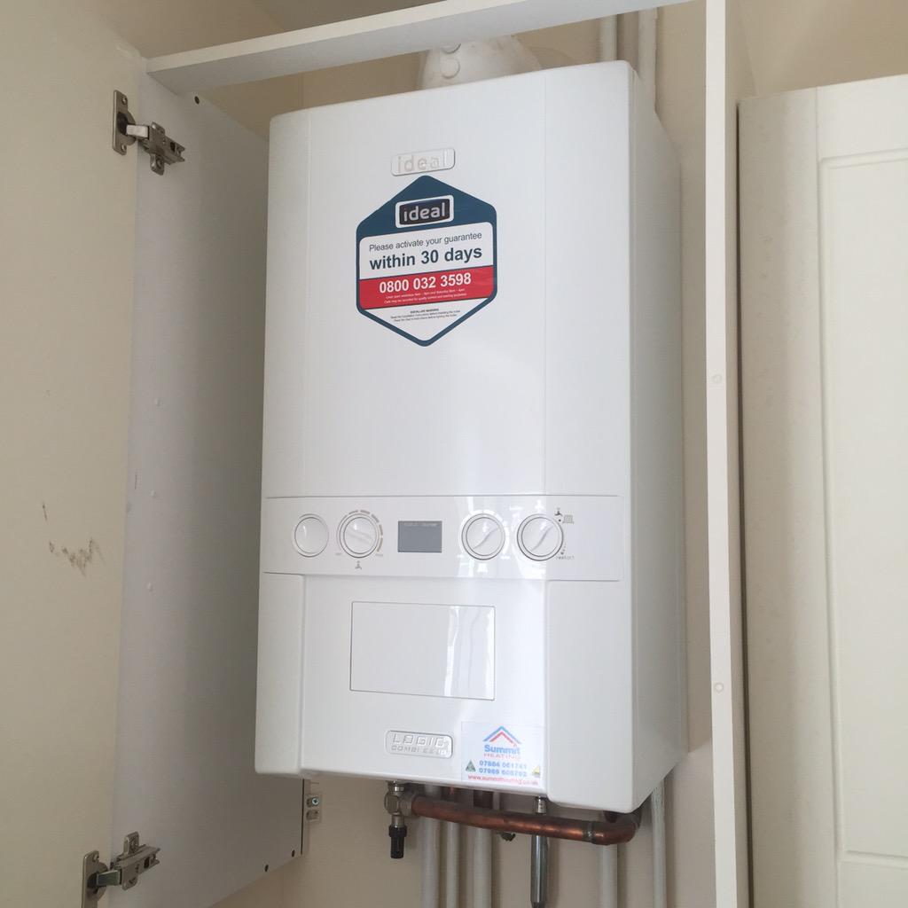 RustYallop's tweet image. Ideal logic ES35 with Honeywell controls on a twin zone heating new build.