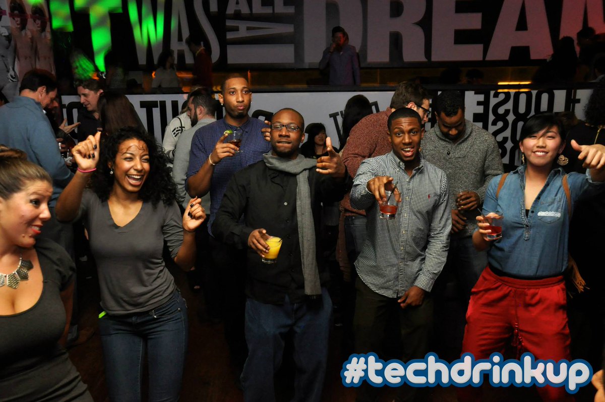 #techdrinkup tweet media