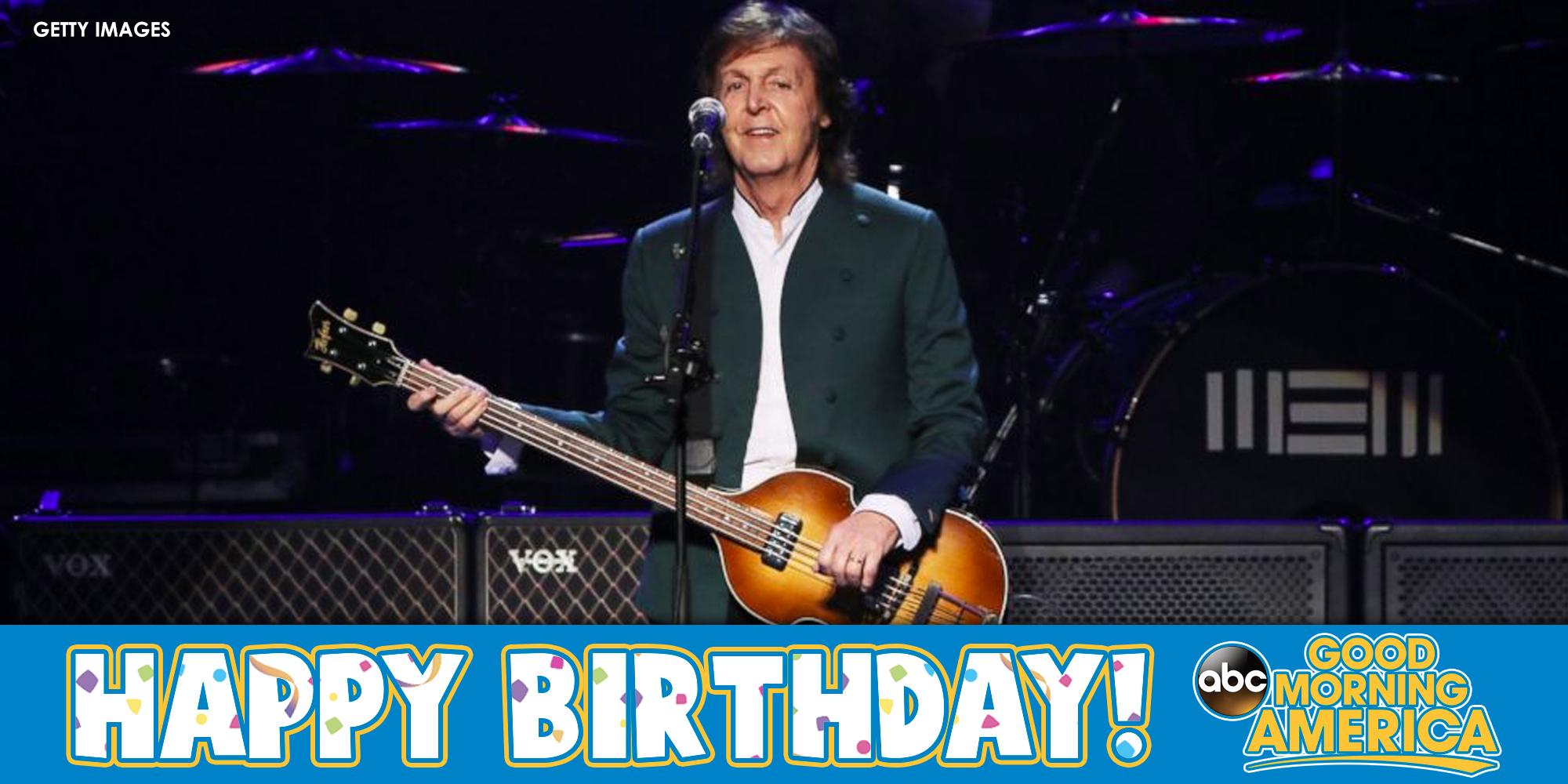 Happy 73rd Birthday to Sir Paul McCartney!    