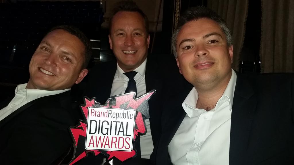 Delighted with our win in partnership with <a href="/vizeumUK/">Vizeum UK</a> Best use of data. #BRDigitalawards