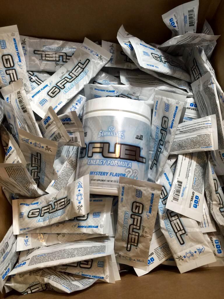 Oh ya' know, just a little stash for the office...😉

GFUEL.com