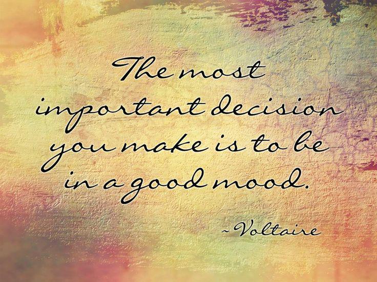 Important decision you have made. What is the most important. Have a good mood. Vroom yetton. Important decision you have made.