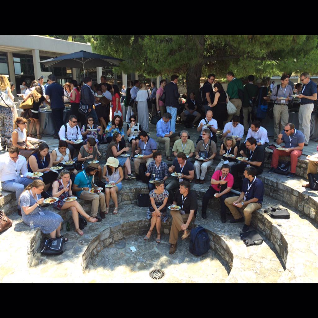 boringname101's tweet image. #EGOS2015 lunch day 2 Athens style