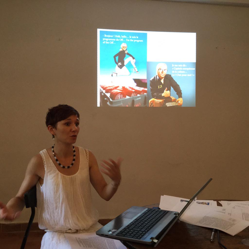 beatriz_garcia's tweet photo. insightful discussion by A siarheyeva: @off2013 as 1st explicit #ecoc fringe since '85 #marseille2013 #aimac15 http://t.co/gV0OLuycXD