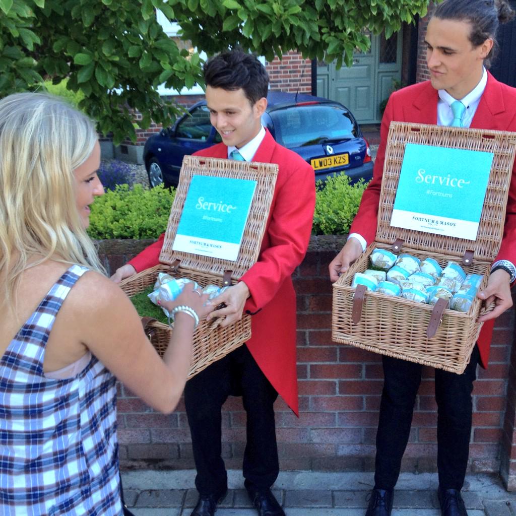 Fortnums's tweet photo. Our #fortnums scotch eggs going down a treat at #TheQueue #Wimbledon http://t.co/kAJ3M9KpqO