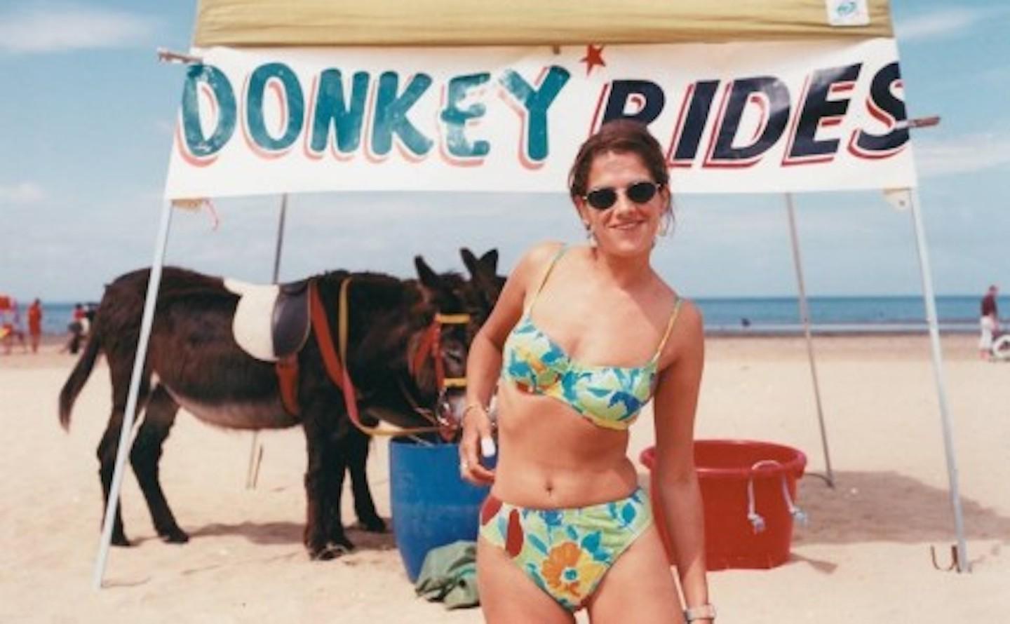 Happy Birthday Tracey Emin! Check out the artist on Margate Beach in July, 1997.  