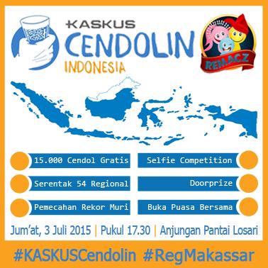 ixan17's tweet photo. Kaskus #RegMakassar sbntar sore bakal ngadain acara #KASKUSCendolin bagi2 cendol gratis di anjungan losari... http://t.co/G22qhuZZDt