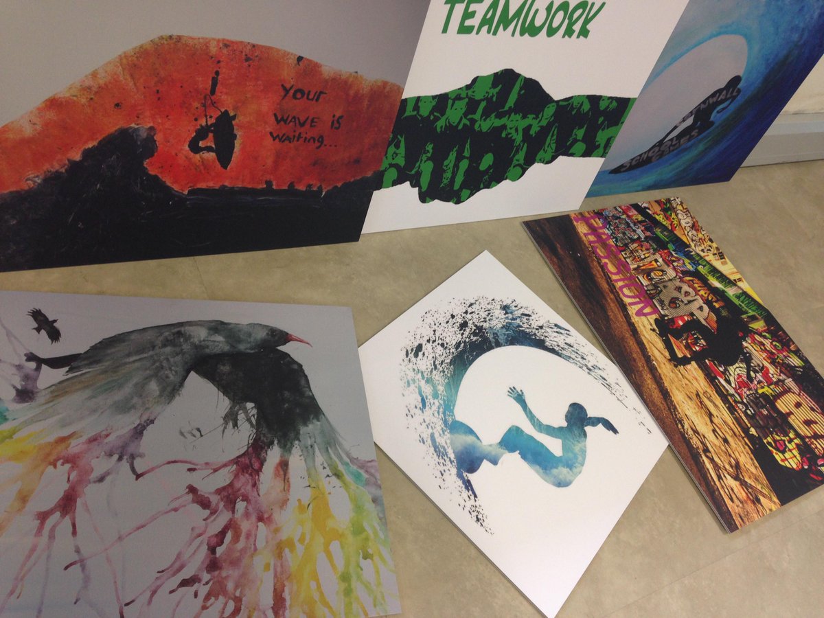 AustellPrint's tweet photo. #2015CSG winners art looks incredible @PoltairSchool @PenriceAcademy @CornwallSportsP wish we could keep them http://t.co/IDzjEOfRWM