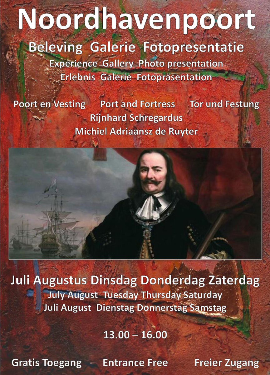 Stadhuismuseum's tweet photo. Heb je het al gezien? De #Noordhavenpoort is geopend. Waan je voor even in de tijd van Michiel de Ruyter. #Zierikzee http://t.co/RTaoTdjTBs
