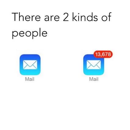 ABDesignC's tweet image. There are two kinds of people in the world #funny #apple #email #iOS84