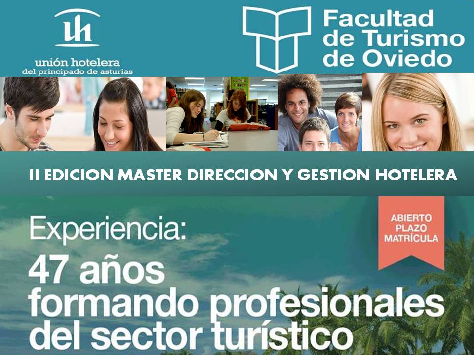 TurismoFacultad's tweet photo. Si eres profesional del sector,infórmate sobre nuestro #MásterDirecciónGestiónHotelera El éxito profesional te espera http://t.co/E4QK3p3pQF