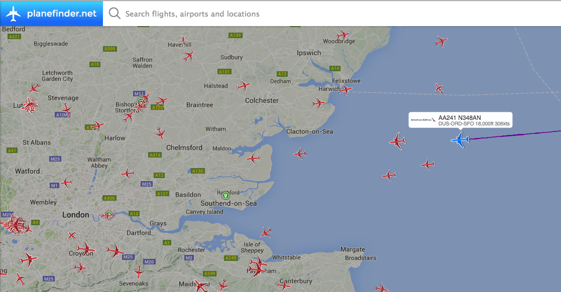 airlivenet's tweet photo. UPDATE EMERGENCY American Airlines #AA241 is holding 18,000ft and diverting to UK. Live:  http://t.co/wBP1HhqIz9 http://t.co/xf8oUd404h