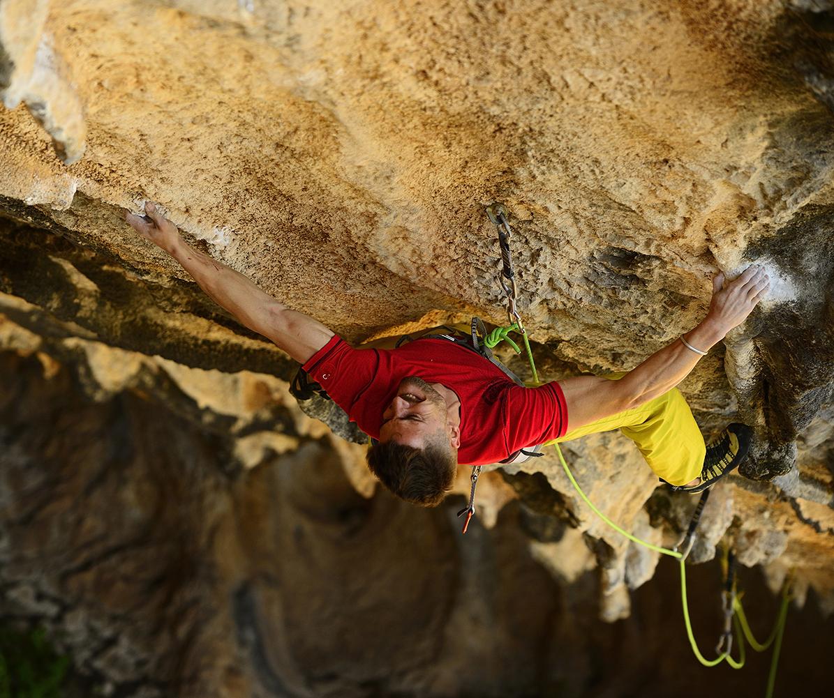 mammut's tweet image. Congrats to pro athlete Edu Marin who recently made the first ascent of Chilam Malegnum 9a in Andalusia, Spain!