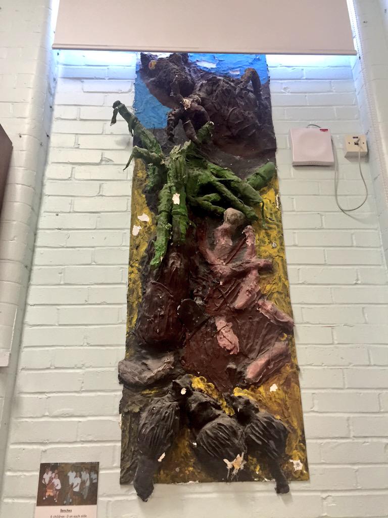 RedbridgeLibs's tweet photo. Promoting the @SummerReadingC at Newbury Park this morning. So impressed by their amazing art work #Redbridge #Talent http://t.co/puEvxlMH1M