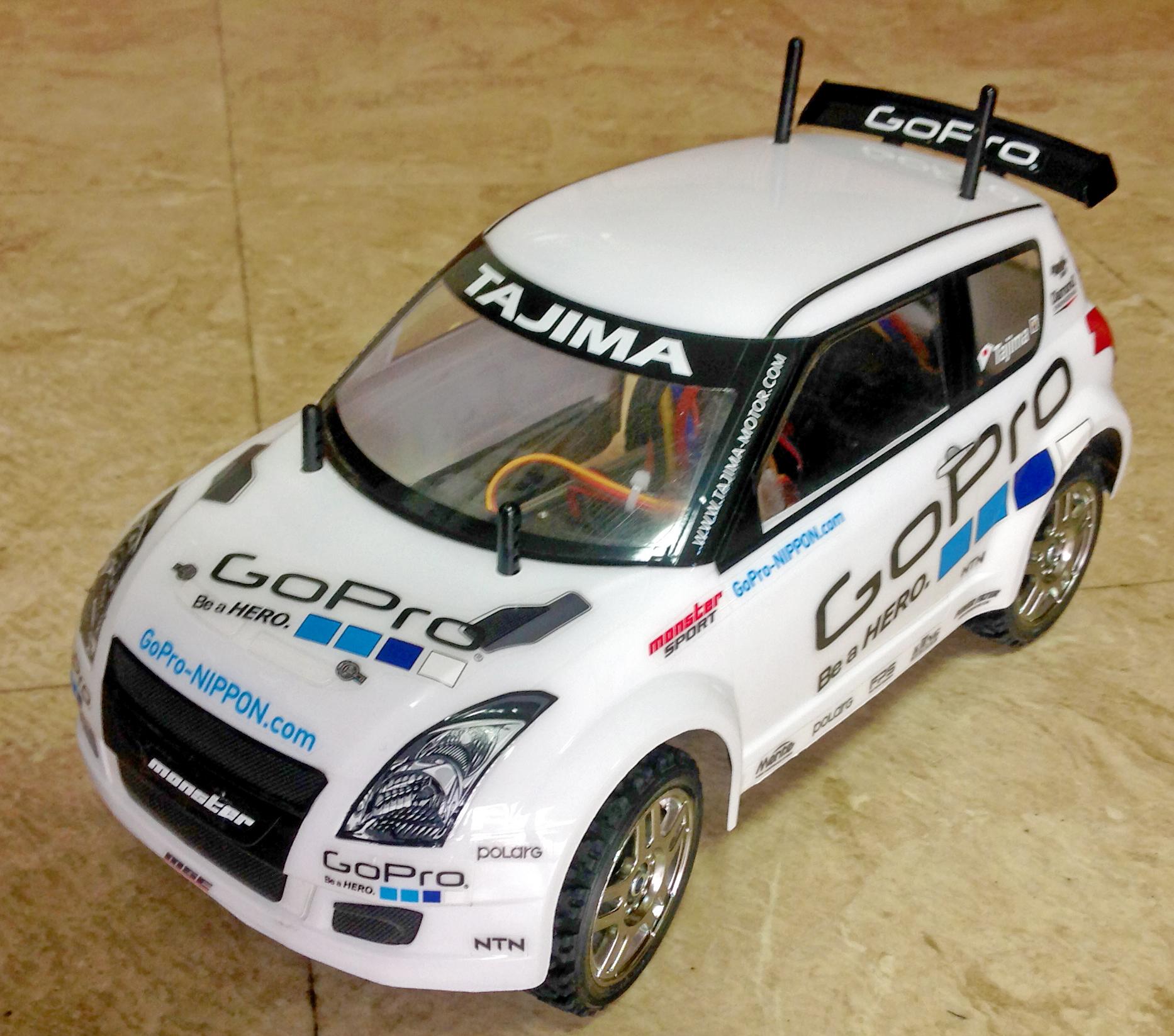 田宮 51545 GoProモンスタースポーツスーパースイフトボディ②