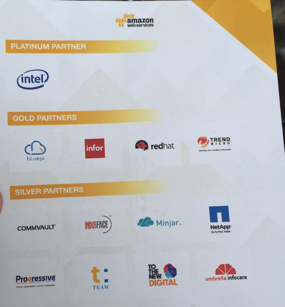 alohaan's tweet image. AWS partners at  #AWSEnterprise