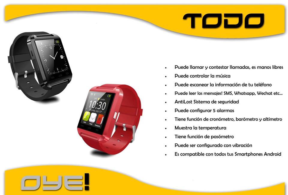 OyeMobileEU's tweet photo. Smartwatch Oye! Todo. El mundo en tu muñeca
http://t.co/kht6qWZzm5
#LoUnicoQuePidoEs http://t.co/GP1lCVrd58