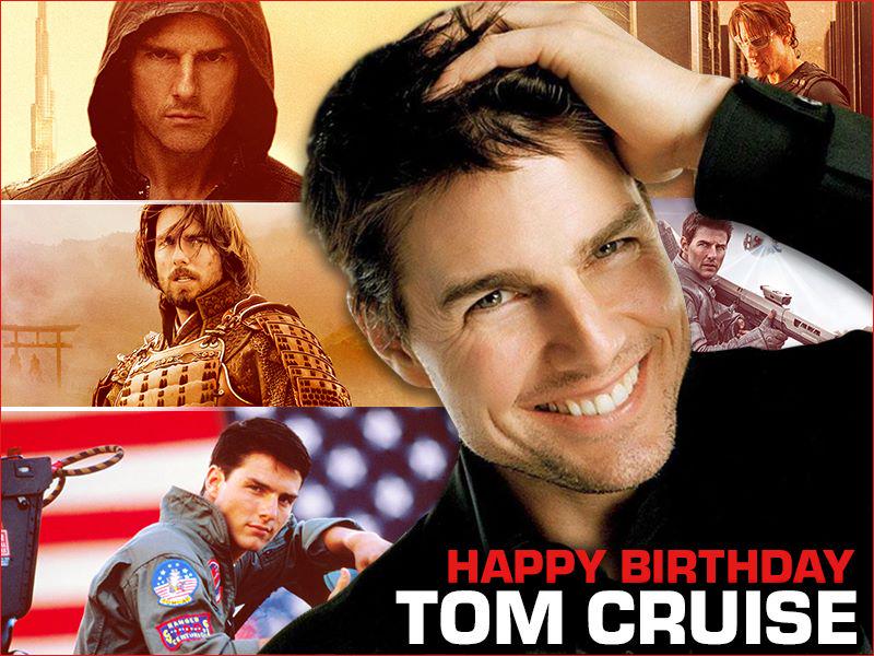 Happy birthday  to Mr. Tom Cruise..

My fav. Hollywood actor. 
