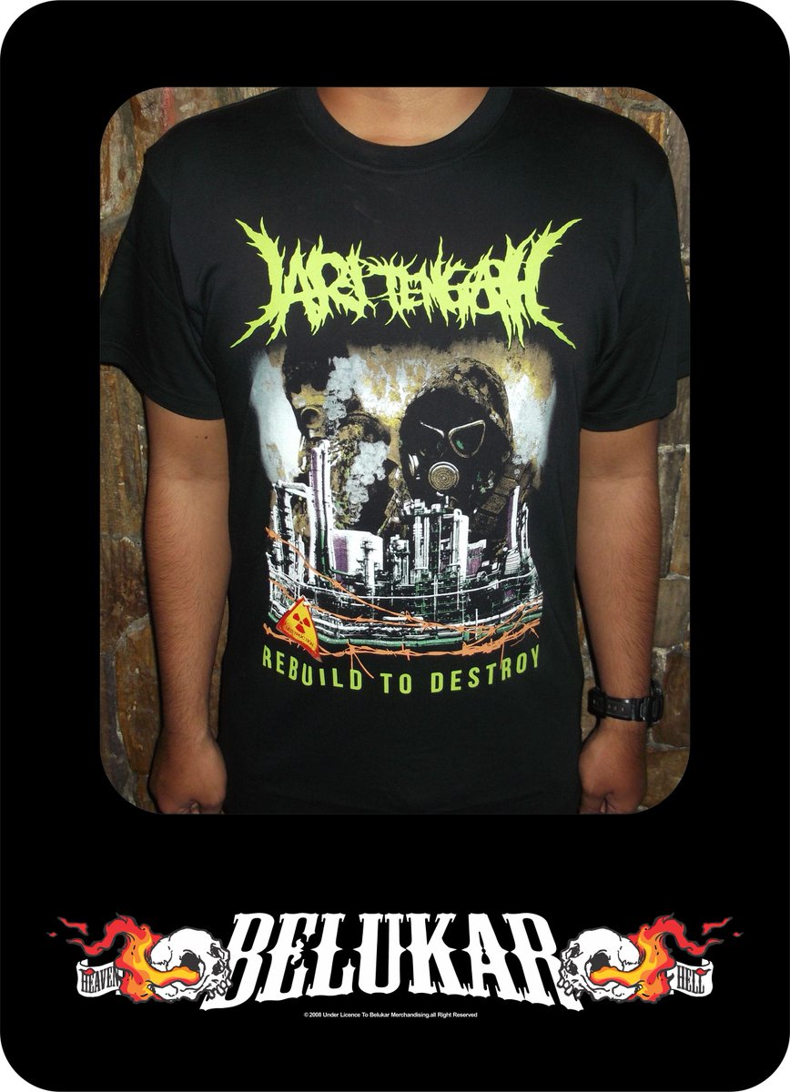Ts Jari Tengah - Destroy . Size: S, M, L,  XL, XXL . IDR: 125.000 (exclude shipping) . For Order 085725191666 .