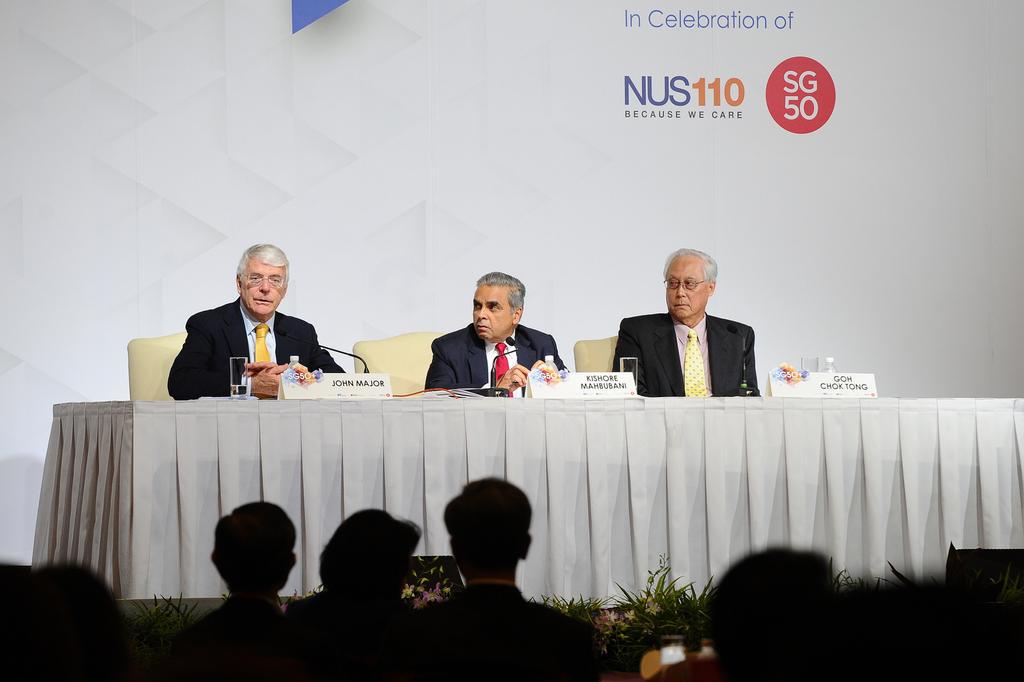 A thought-provoking session on governance with Sir John Major and ESM Goh at the #SG50plus conference.
