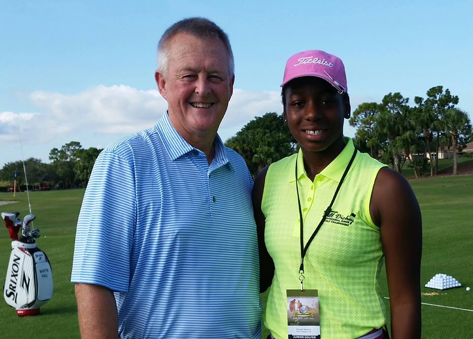 AbramsInsurance's tweet image. Kendel was runner up for low net in the BDI at Ibis in West Palm. Thank you @MartinHallGolf for great advice!