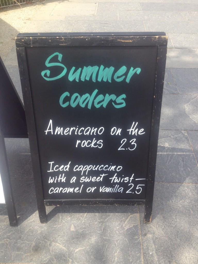 Platform_RS's tweet photo. Feeling the heat? Try one of these @RoCo_Coffee delicious summer coolers @Platform_RS! http://t.co/c2wvz6nzzq