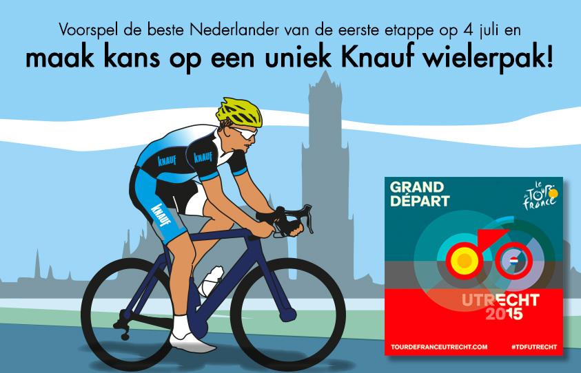 KnaufNL's tweet photo. 1e Knauf #tourdefrance #actie is bekend! Kans maken op uniek Knauf #wielerpak? Check Facebook! http://t.co/da8eEptglz http://t.co/lIguib0vNS