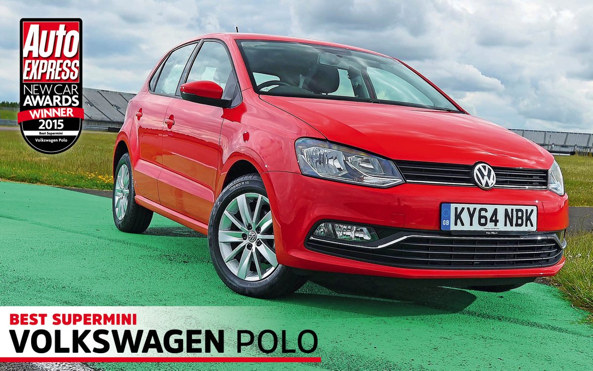 AutoExpress's tweet photo. The #VW Polo is the Auto Express Supermini of the Year 2015. http://t.co/12G7LgoPnH #AEAwards @vw @UKVolkswagen http://t.co/uHfMk2VarO