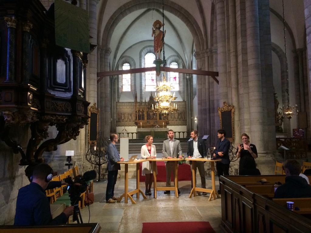 Act_Svk's tweet photo. .@live_ooh: "Framtidshopp är del av miljörörelsen som kyrkan kan göra till sin." Sem i #almedalen #actforclimate http://t.co/3oTiILLuYE