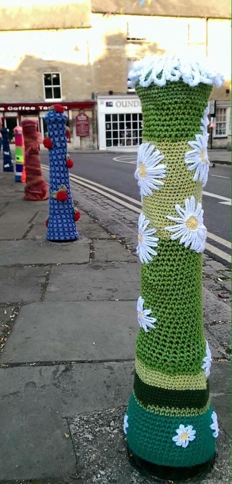 Beware the Secret Oundle Yarners. 
Photo - Catherine Ibotson.