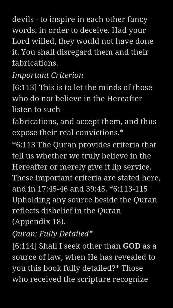 The_Equalizer19's tweet photo. God stating Quran is fully detailed, complete and nothing abrogates it, not even Hadith. #QuranAlone #NoHadith http://t.co/QoaRtx1hmC