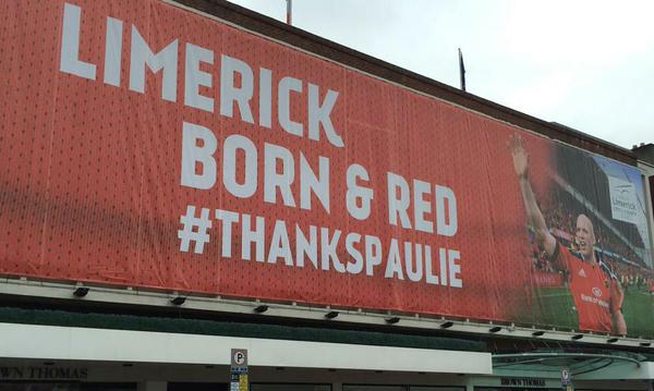 GrooveyardEvent's tweet photo. @Munsterrugby Here's our and @LimerickCouncil tribute to the greatest. #munster #oconnell #gy15 http://t.co/xoYtQ7vZOB