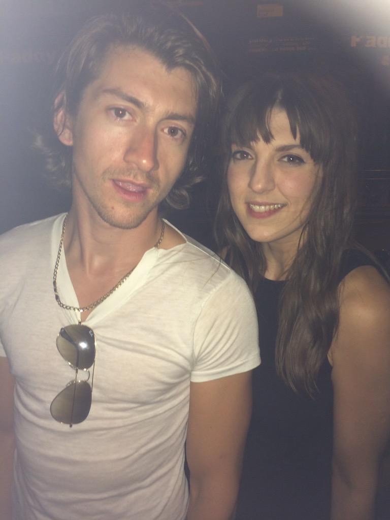 stacy__d's tweet photo. The dream of meeting Alex Turner bloody happened didn't it?! @ArcticMonkeys @OsloHackney #ArcticMonkeys http://t.co/dvfoHH1JD8