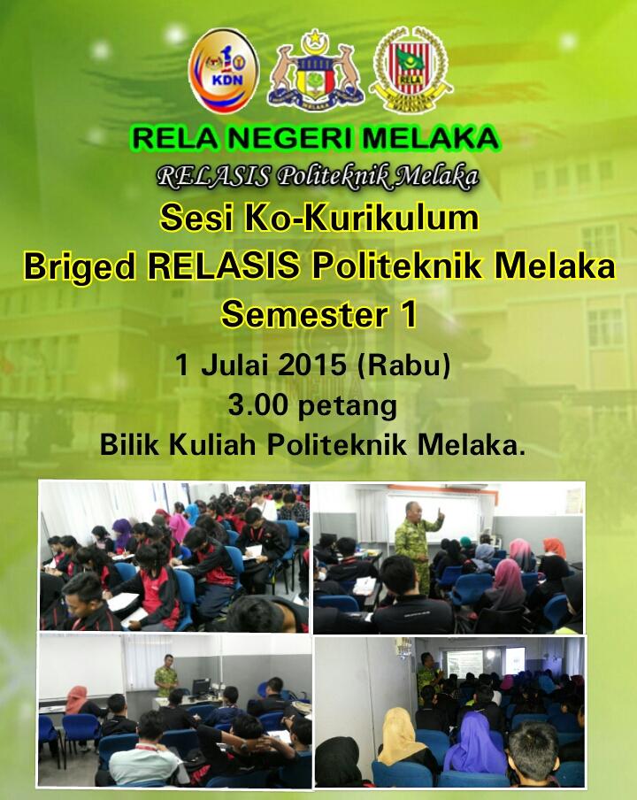 RELA_DARO (@rela_daro) on Twitter photo RT <a href="/RELASISMelaka/">RELASIS Politeknik Melaka</a> Sesi Ko-Kurikulum Briged RELASIS Politeknik Melaka Semester 1
<a href="/RELAMelaka/">RELA Negeri Melaka</a> <a href="/relamalaysia/">RELA Malaysia</a> RT <a href="/RELASISMelaka/">RELASIS Politeknik Melaka</a> Sesi Ko-Kurikulum Briged RELASIS Politeknik Melaka Semester 1
<a href="/RELAMelaka/">RELA Negeri Melaka</a> <a href="/relamalaysia/">RELA Malaysia</a>