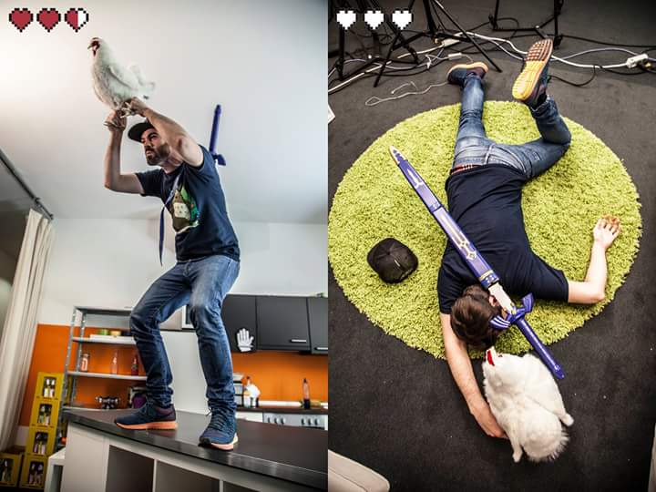 ninotakutv's tweet photo. Meine Zelda-Bros @LeFloid &amp; @DenisHartwig. Das Spiel ist total unrealistisch!!! Beweis anbei. http://t.co/lkatHmDj0D