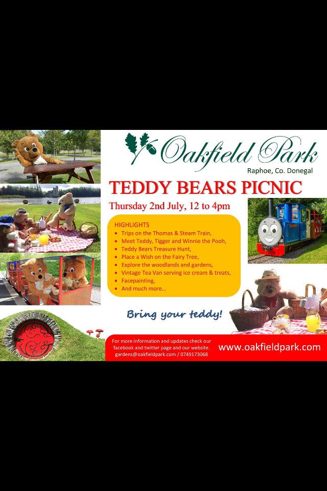 NWEnts's tweet photo. Can't wait for the teddy bears picnic tomorrow we will be there from12come along and bring your bears @Oakfield_Park http://t.co/qT4qpm0cLR