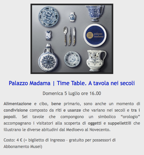 TheatrumTorino's tweet image. Le proposte di visita x domenica 5 luglio info 011.5211788 prenotazioniftm@arteintorino.com