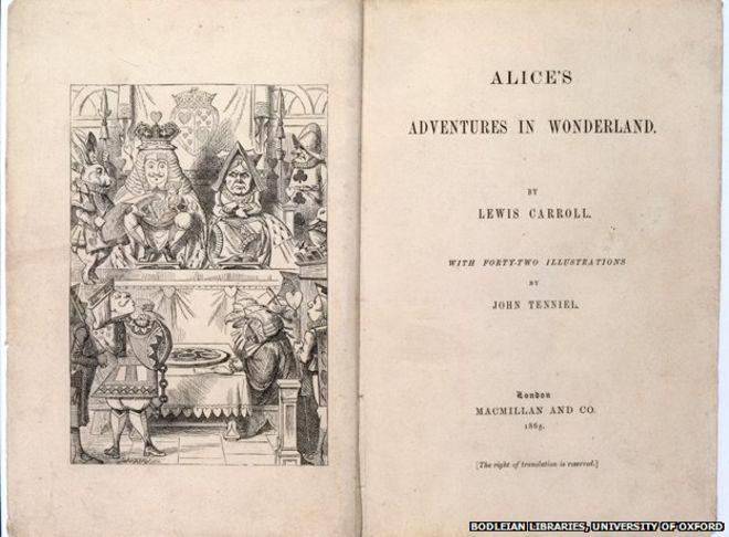 bodleianlibs's tweet image. We're showing off a rare first edition of Alice's Adventures In Wonderland: bbc.co.uk/news/uk-englan… #Alice150