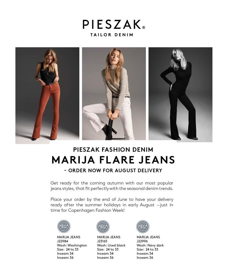 pieszak flared jeans