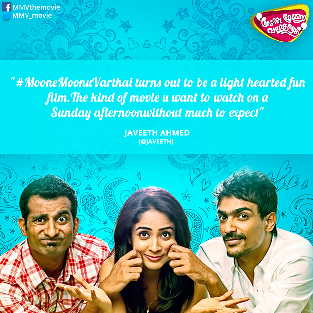 Moone Moonu Varthai (@MMV_movie) / Posts / X