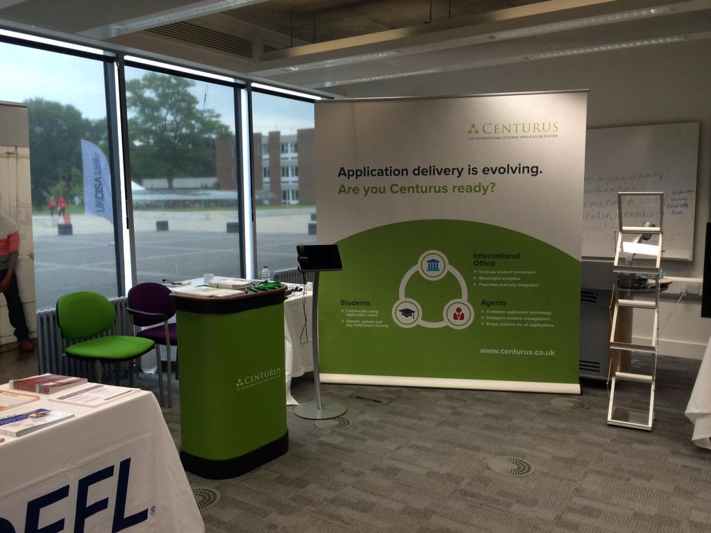 Centurusltd's tweet image. We're exhibiting at #UKCISA2015. Enjoy the conference and pop by to say hi!