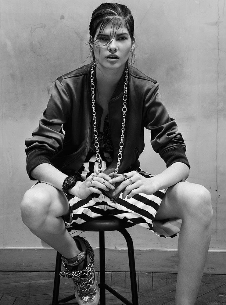 The daring Kisa Cheban (#STARSYSTEM_Kiev / #OUI Paris) for #FLAVOR Magazine April 2015 #STARSYSTEM #KisaCheban