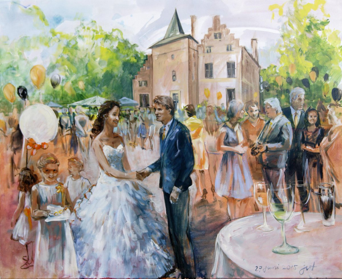 <a href="/Wijenburg/">Kasteel Wijenburg</a> Top weer bij jullie te mogen schilderen! Dank voor de gastvrijheid+tot het volgende feestje! #trouwlocatie