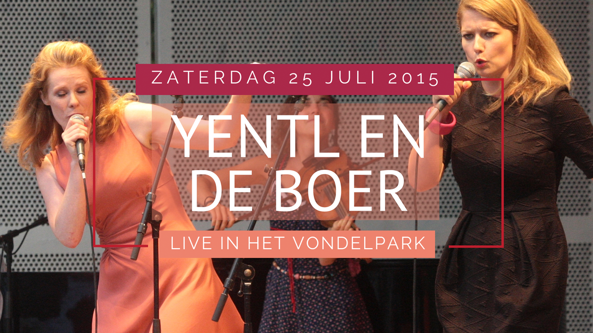 Yes! We geven weer 'n GRATIS CONCERT in het #Vondelpark <a href="/OpenluchtTheatr/">Vondelpark Theater</a>, RT en kom ook! ✌️ yentlendeboer.nl/speellijst/von…