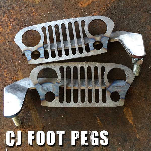 Jeep grill 2024 foot pegs