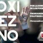 RT @IUEzker: Solidaridad con #Grecia: ¡Nosotras decimos NO a la austeridad y SI a la democracia!  #Greece #OXI #GReferendum 
