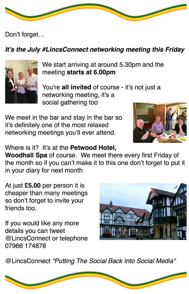 LincsConnect's tweet photo. @DarrenBeckettEA @TheAloeHub @AndyB85 @AlpacaGlamour @AnderbyAnthony @AspysAutosSons @el_advice 
THIS FRIDAY http://t.co/6DQX96TgXG