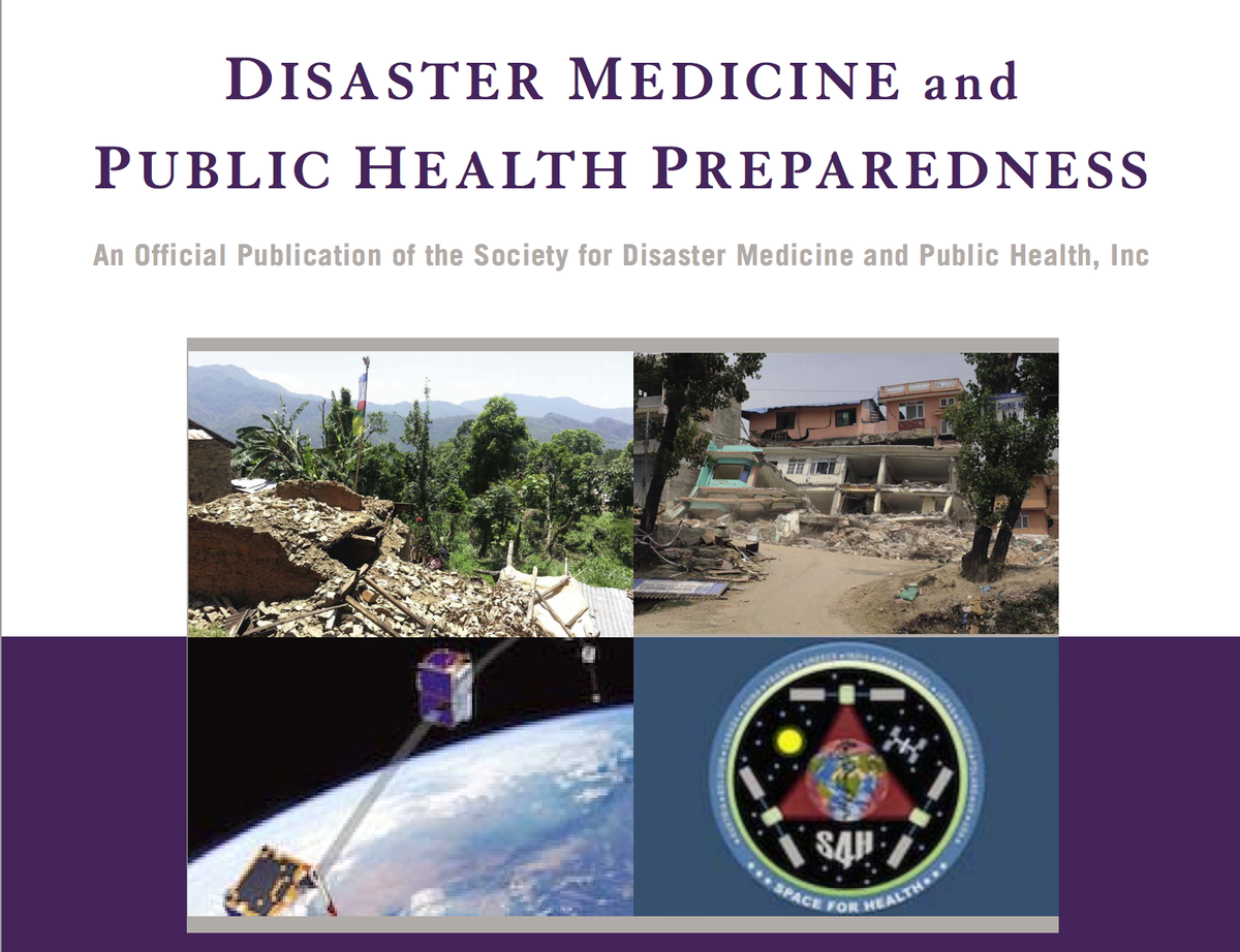 DripDropFdn's tweet photo. Check out @drdolhun's essay in the Disaster Medicine and Public Health Preparedness Journal! http://t.co/kvIHzBn4tz http://t.co/9AnNSuT8Wc
