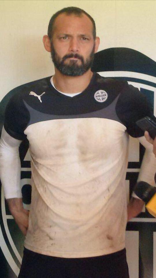 gremio012_'s tweet photo. El arquero Diego Borda en conferencia de prensa (vía vox sports) http://t.co/ifqmBB2Fie